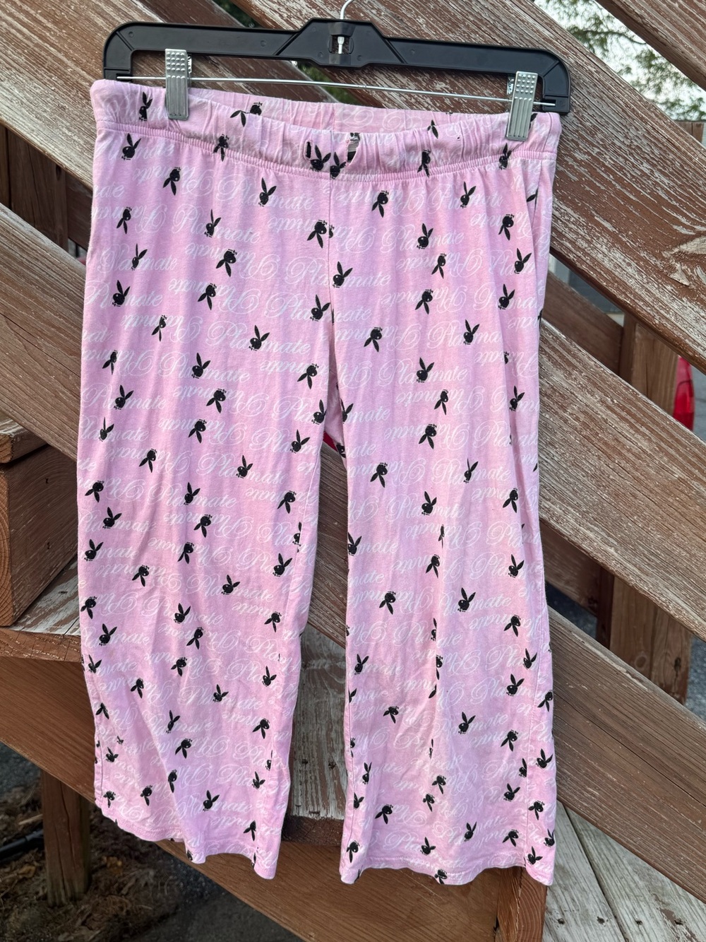 Rare Vintage 2003 Playboy Intimates Y2K Pink Bunny Logo Lounge Bottoms | Mcbling